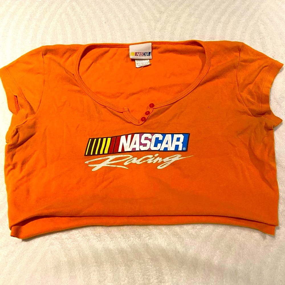 Vintage cropped nascar Tee